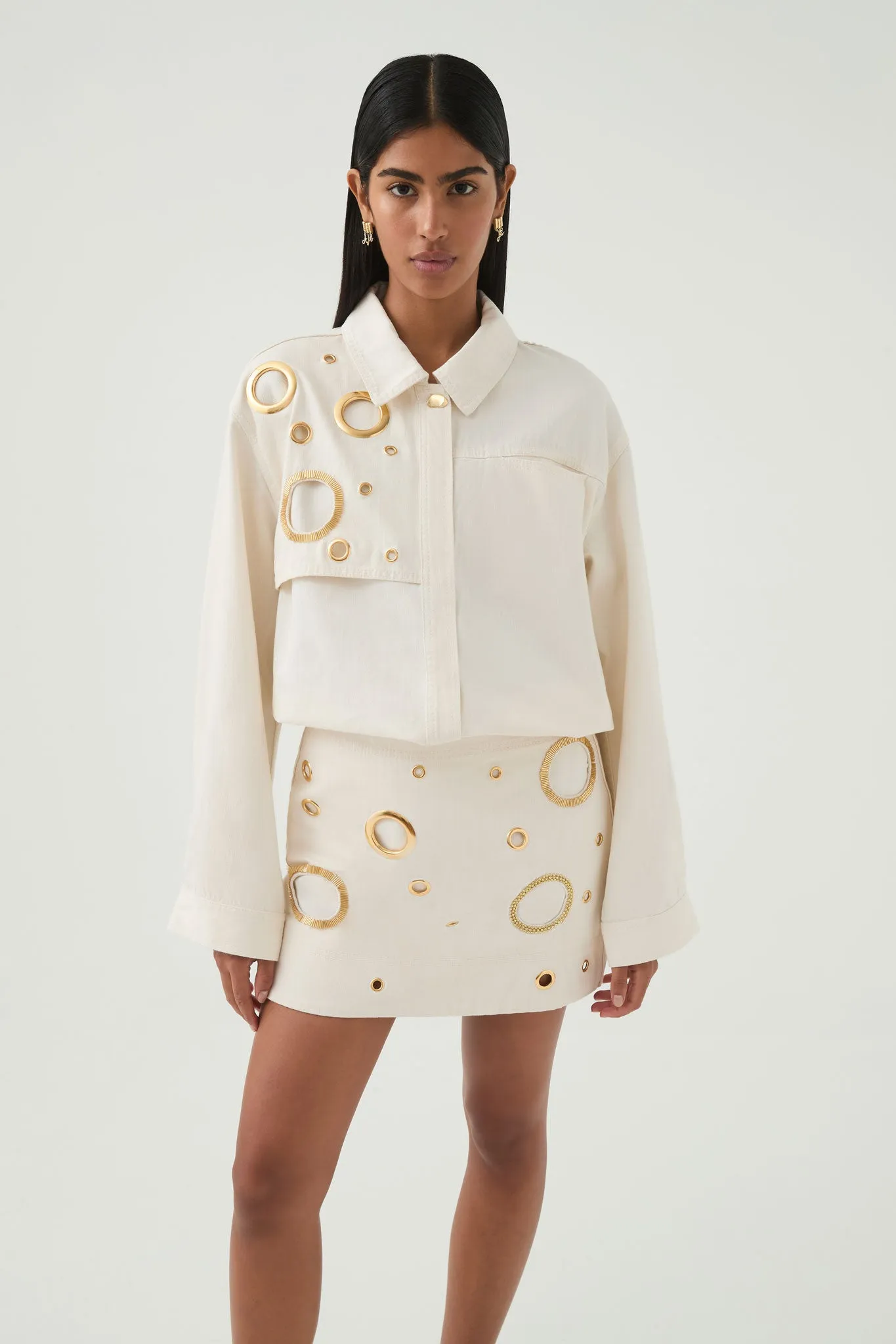 Stella Denim Shirt sold by Aje