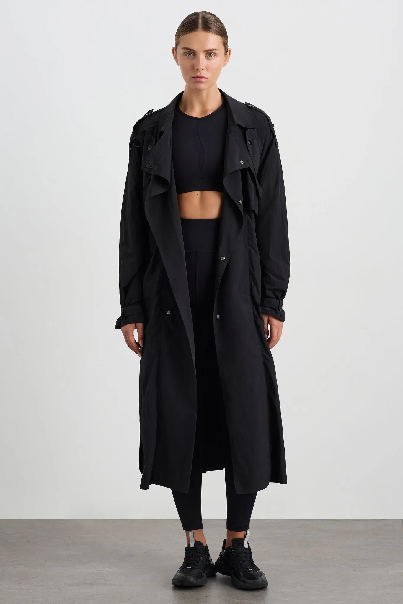 Long Belted Windbreaker Jacket 703 sold by Aje product image thumbnail 5