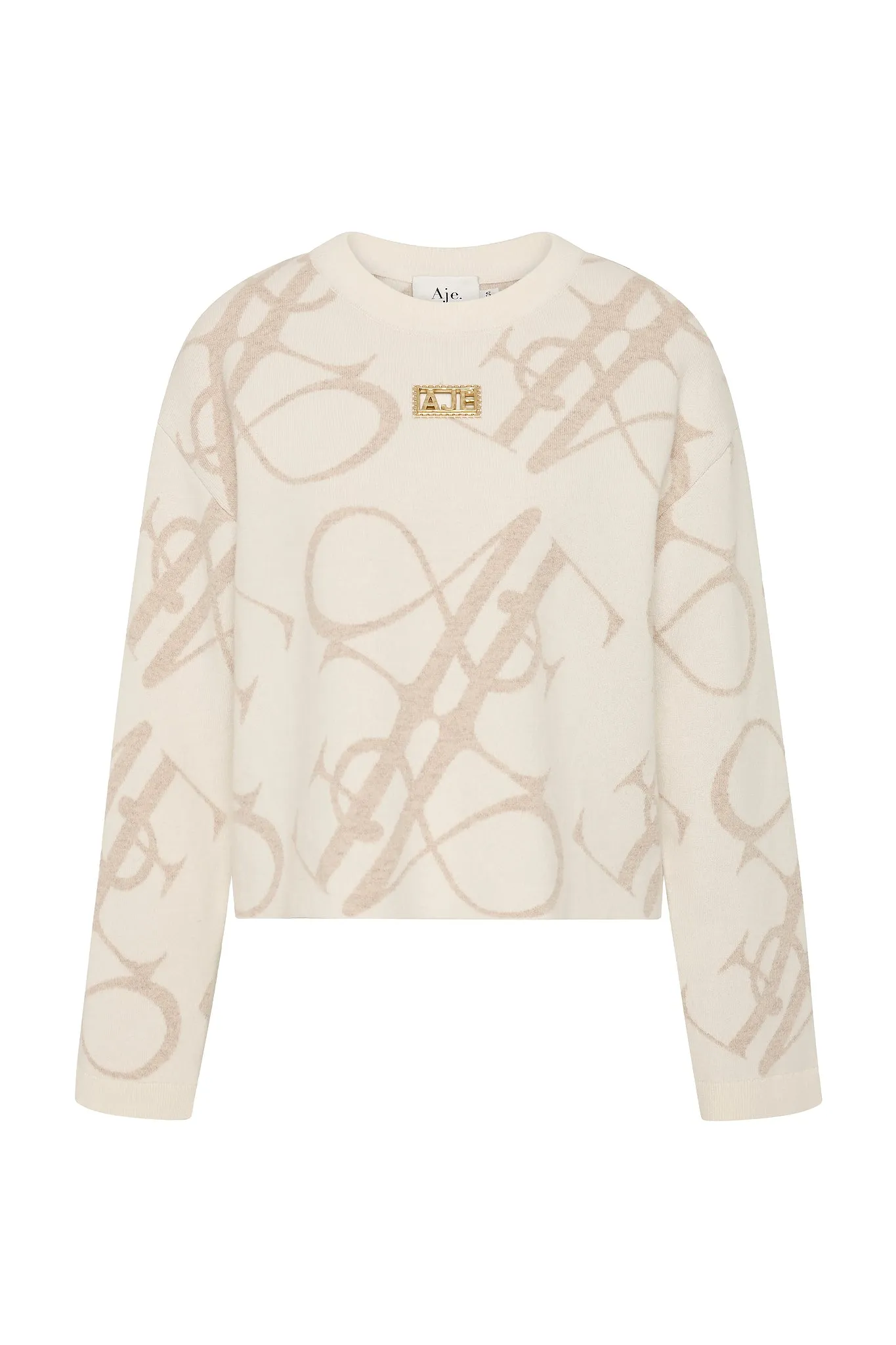 Jovie Logo Knit Jumper sold by Aje product image thumbnail 2