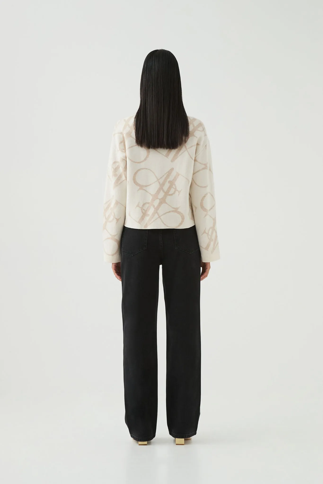 Jovie Logo Knit Jumper sold by Aje product image thumbnail 5