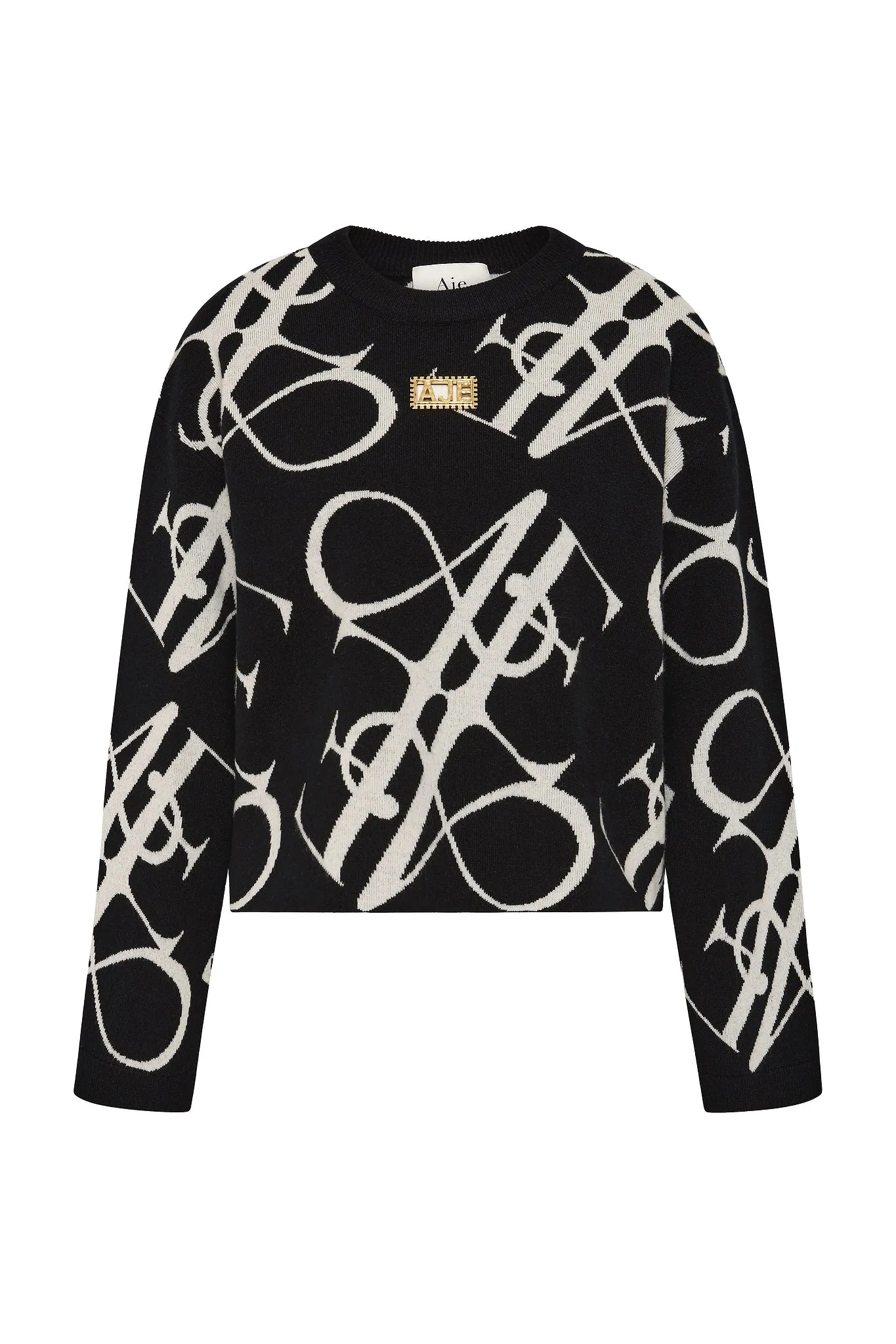 Jovie Logo Knit Jumper sold by Aje product image thumbnail 2
