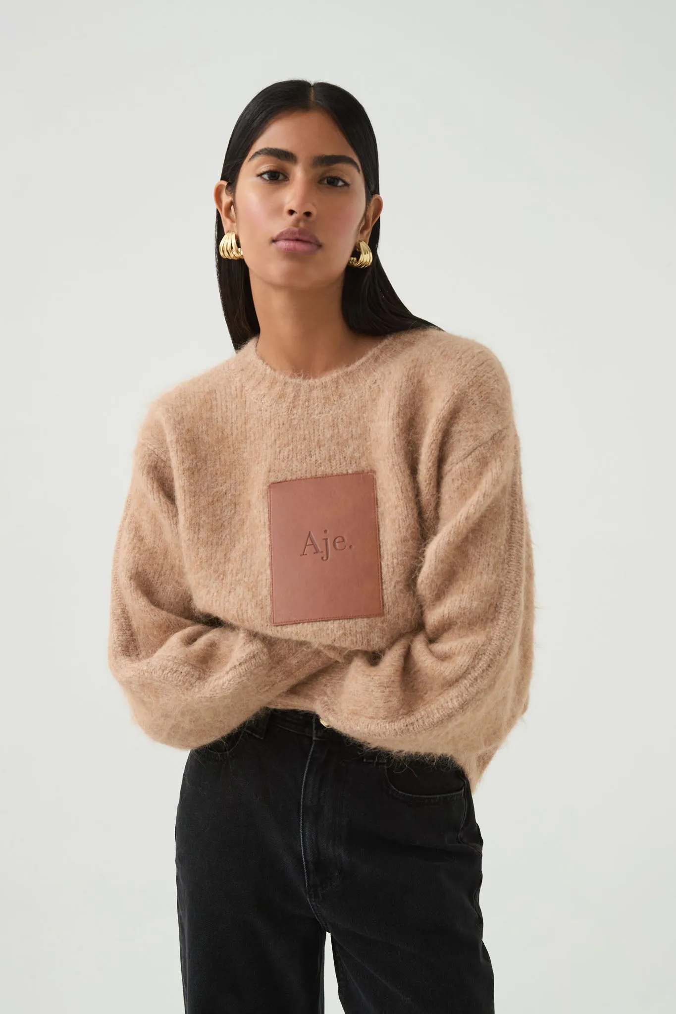 Lake Knit Jumper sold by Aje product image thumbnail 4