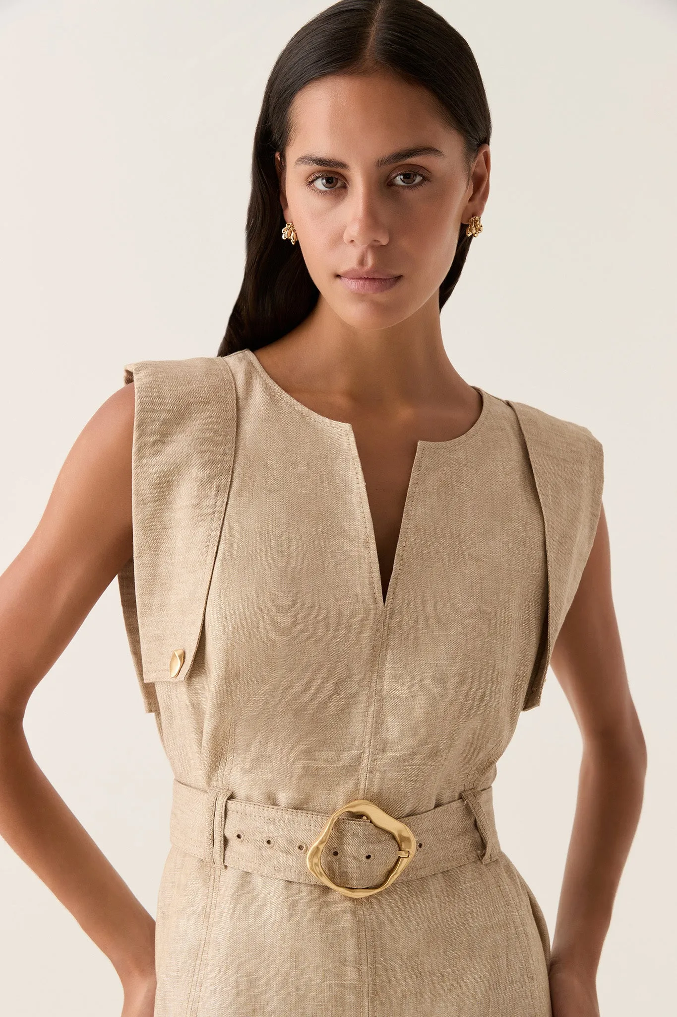 Lyric Belted Midi Dress sold by Aje product image thumbnail 4