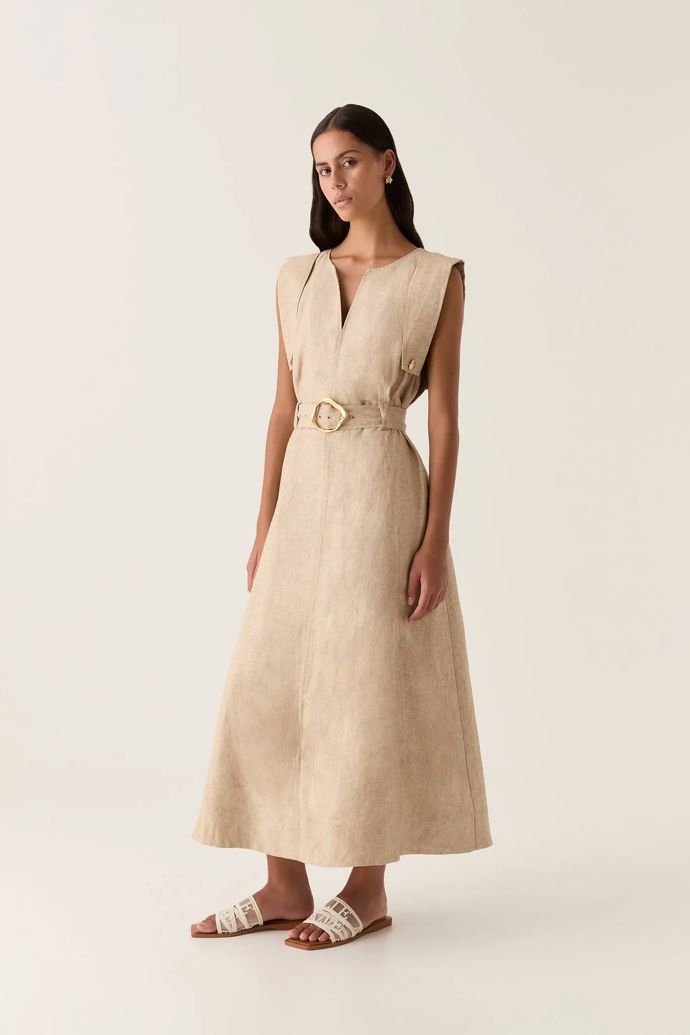Lyric Belted Midi Dress sold by Aje product image thumbnail 3