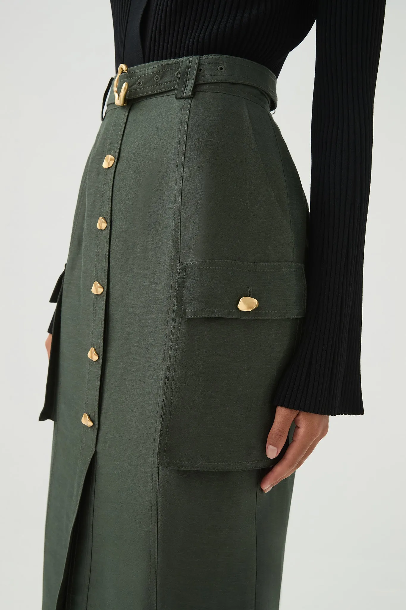 Paloma Utility Midi Skirt sold by Aje product image thumbnail 4