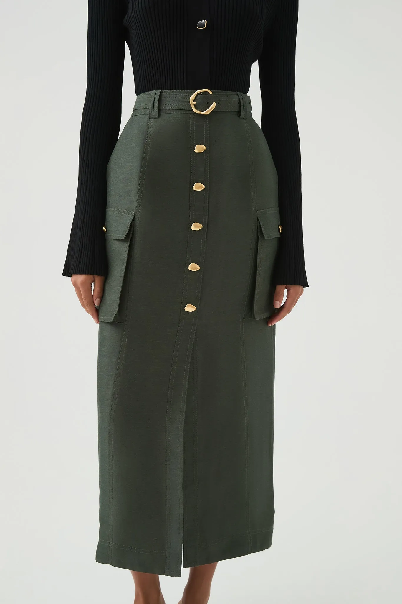 Paloma Utility Midi Skirt sold by Aje product image thumbnail 5