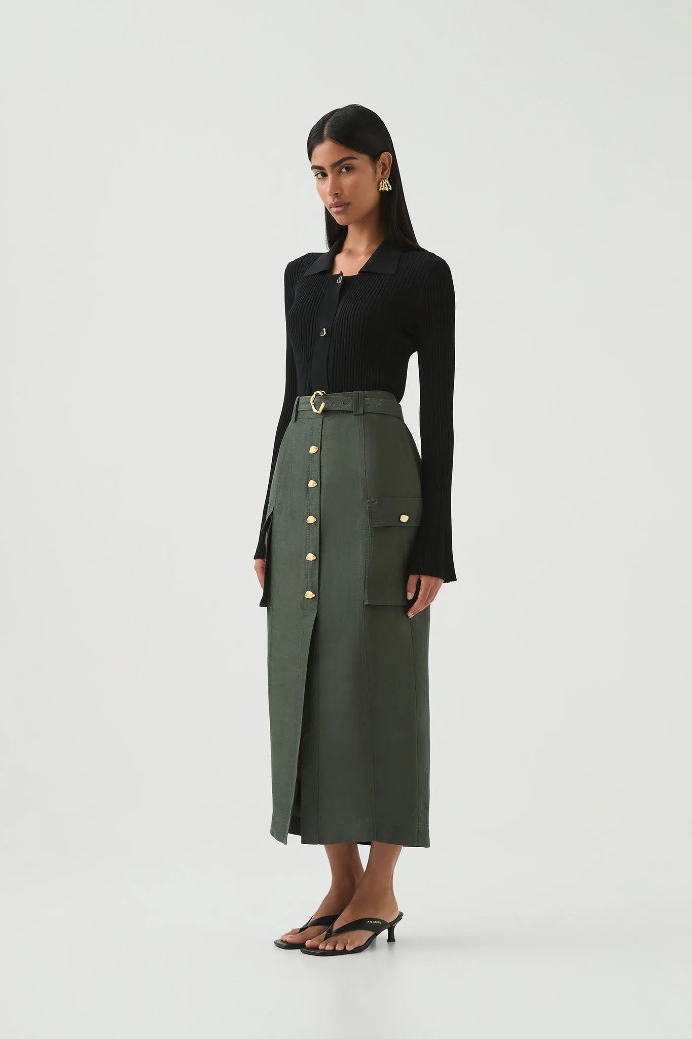 Paloma Utility Midi Skirt sold by Aje product image thumbnail 3