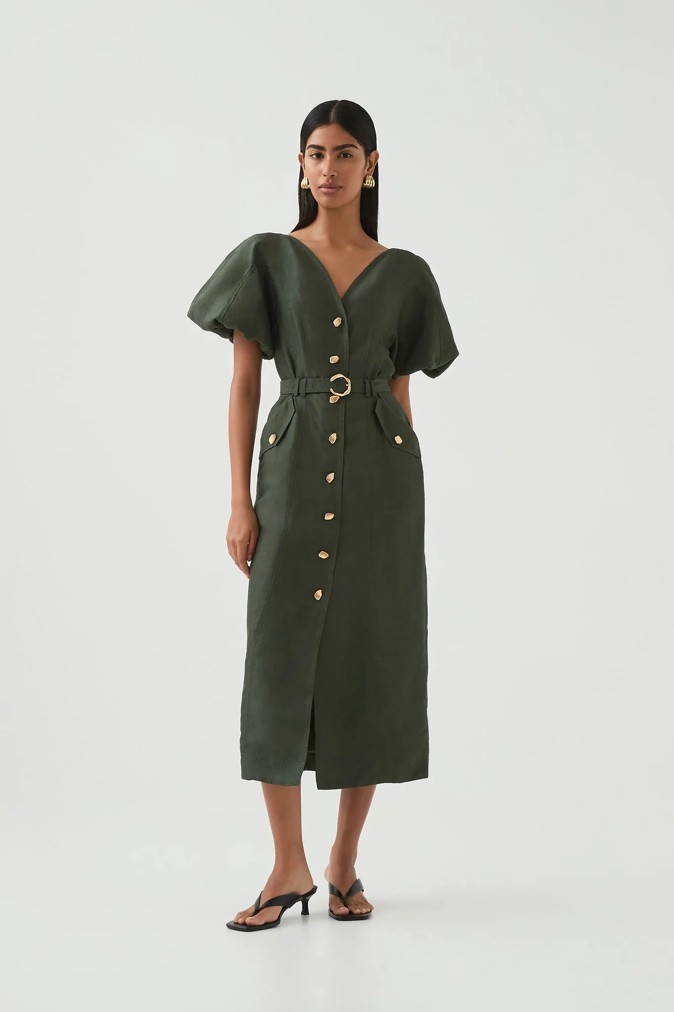 Paloma Utility Midi Dress sold by Aje product image thumbnail 3
