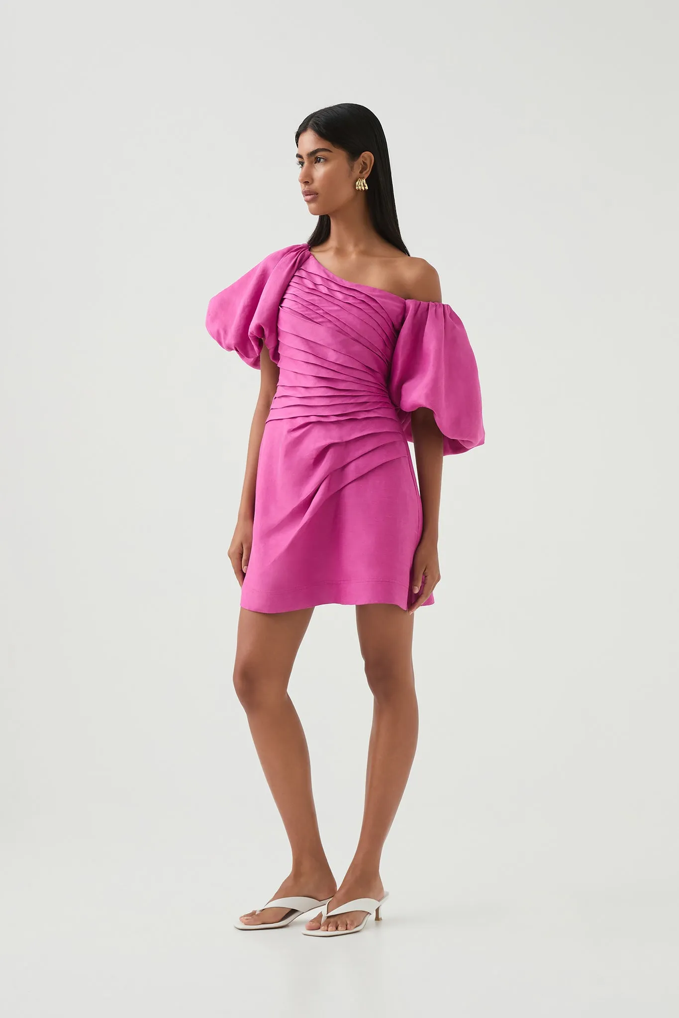 Cadence Ruched Mini Dress sold by Aje product image thumbnail 3