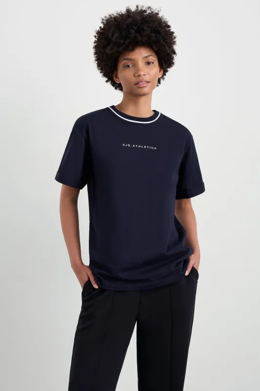 Bordered Classic Logo Tee 102 made by Aje