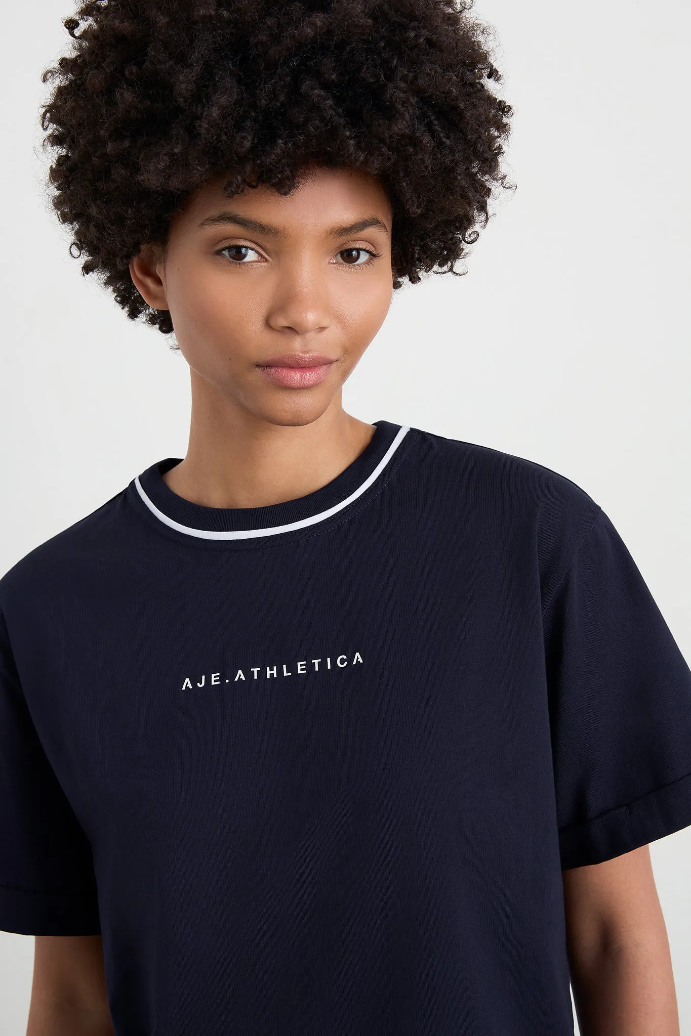 Bordered Classic Logo Tee 102 sold by Aje product image thumbnail 4