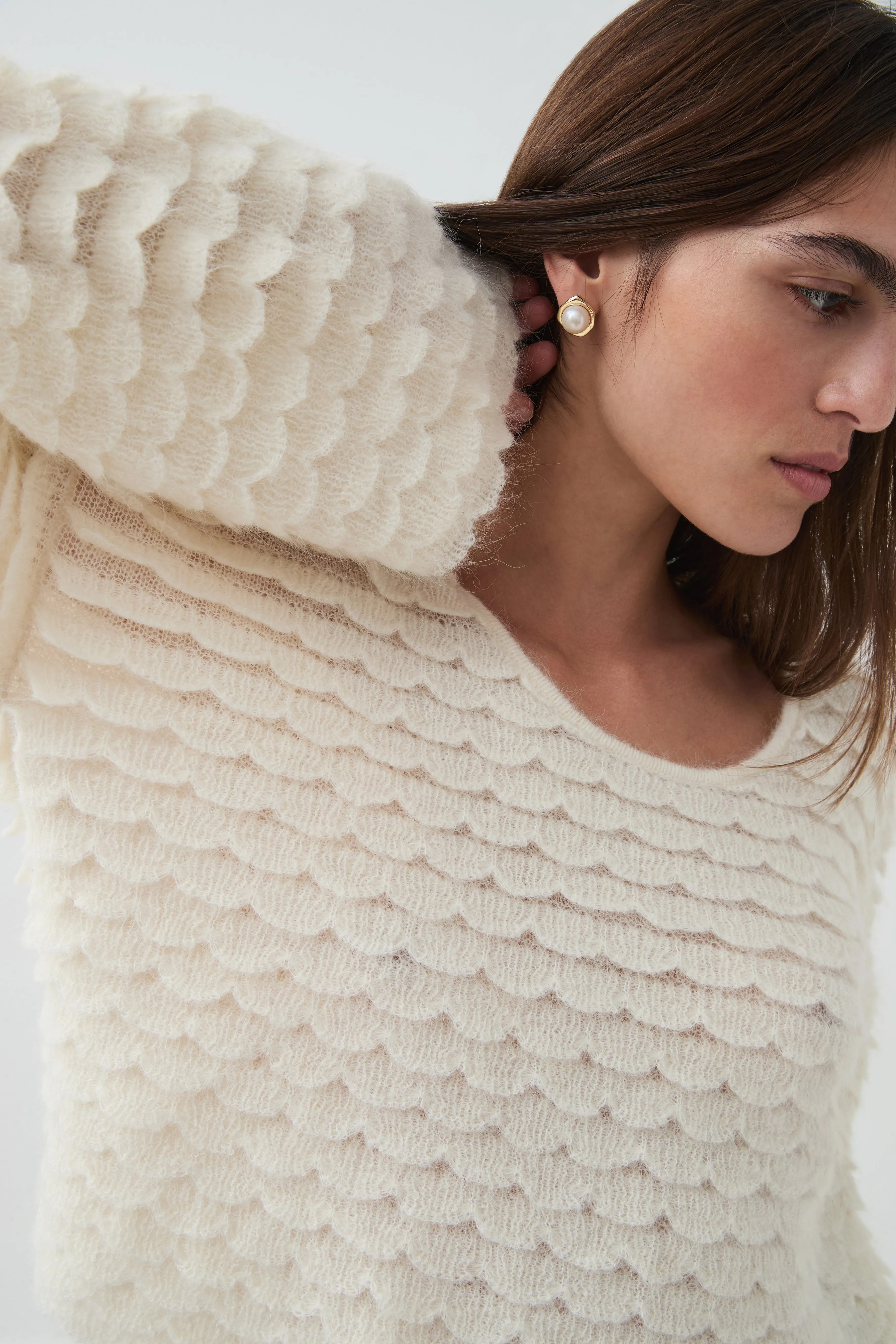 Revel Textured Knit Jumper sold by Aje product image thumbnail 4