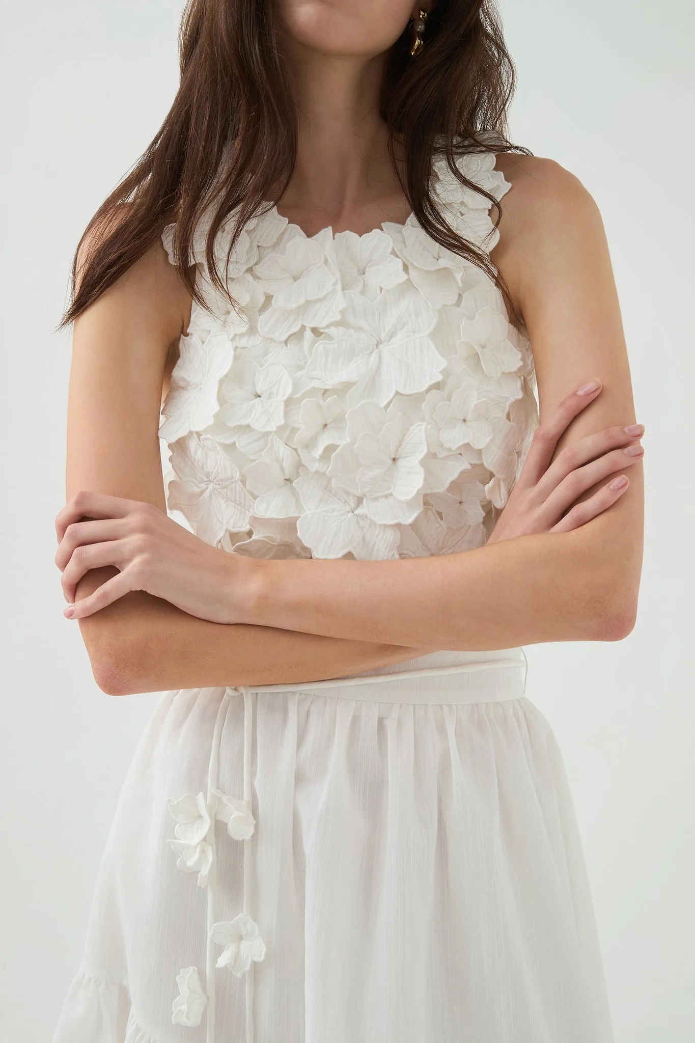Splendour Flower Shell Top sold by Aje product image thumbnail 4
