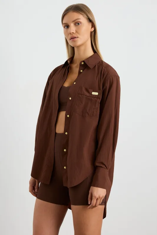 Side Split Windbreaker Shirt 406 sold by Aje