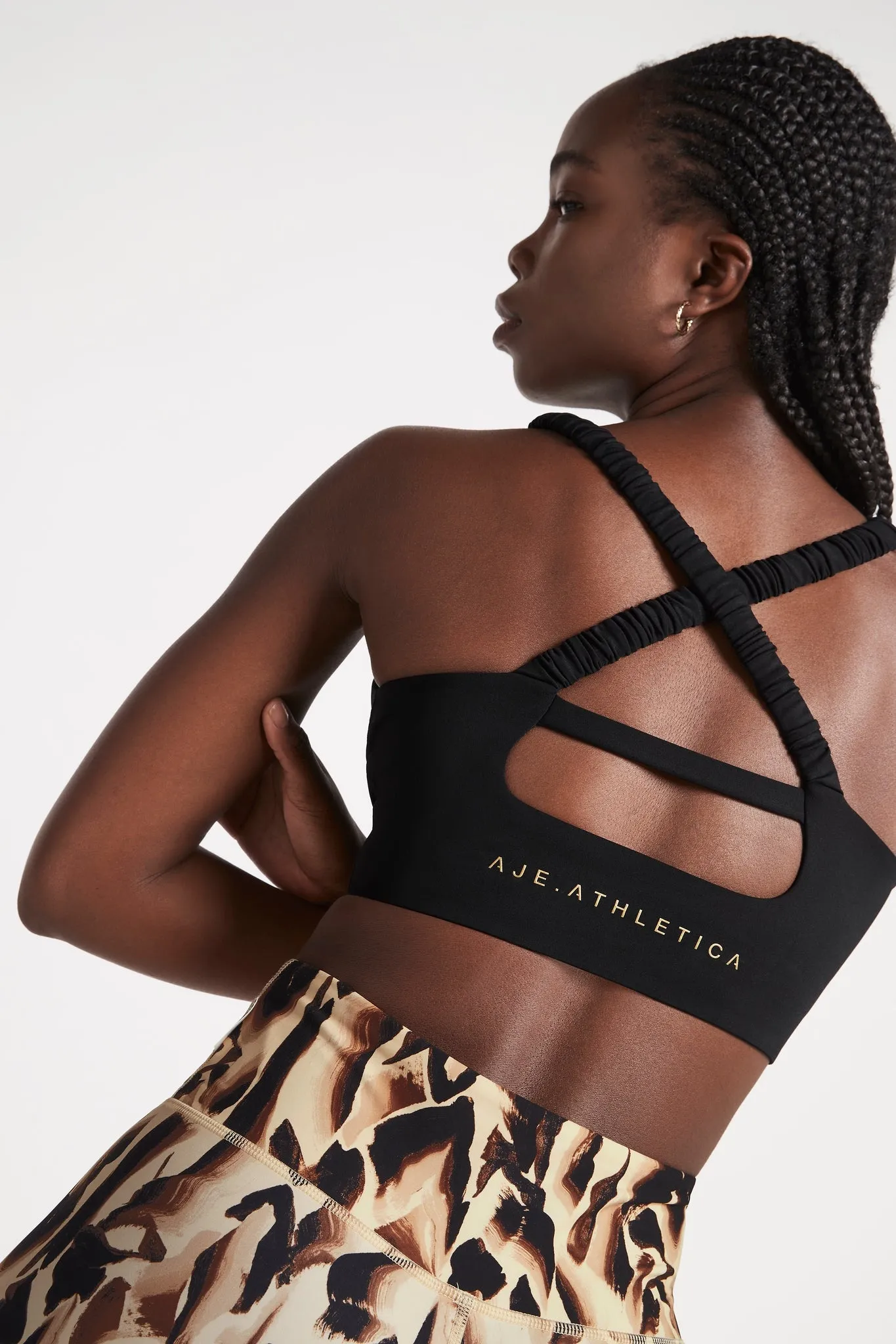 Cut Out Cross Back Sports Bra 314 sold by Aje product image thumbnail 3