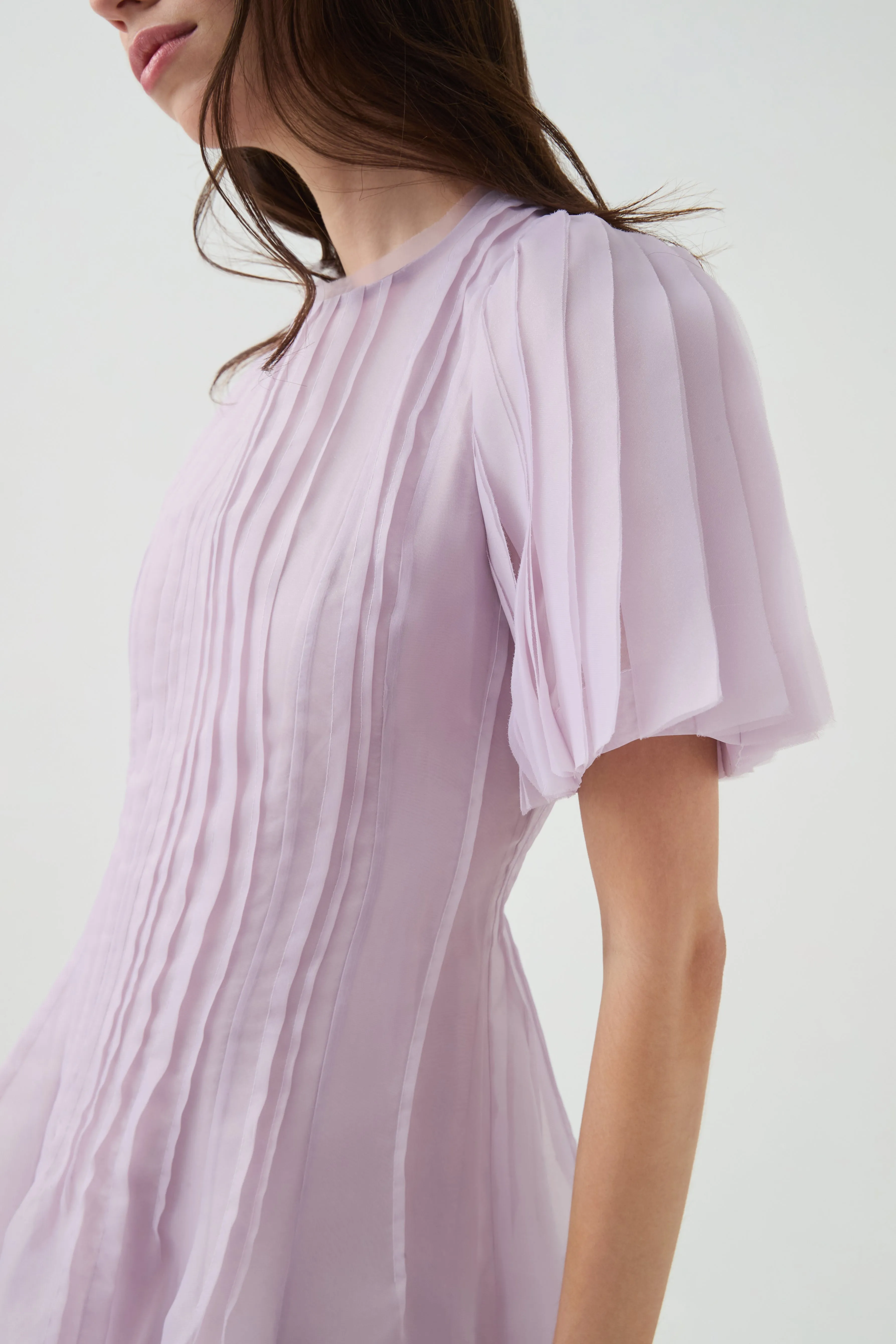 Nova Pleated Midi Dress sold by Aje product image thumbnail 3