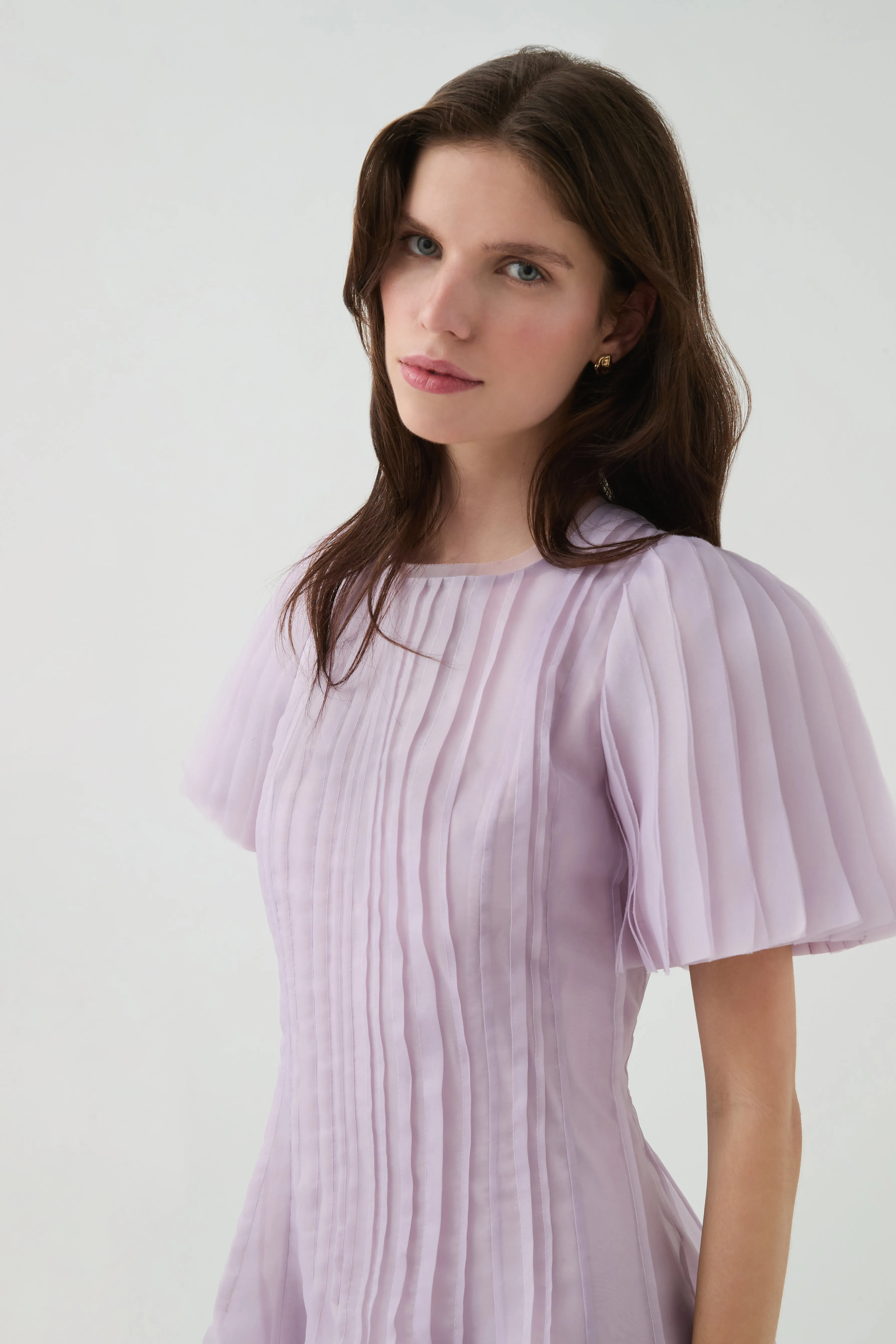 Nova Pleated Midi Dress sold by Aje product image thumbnail 4