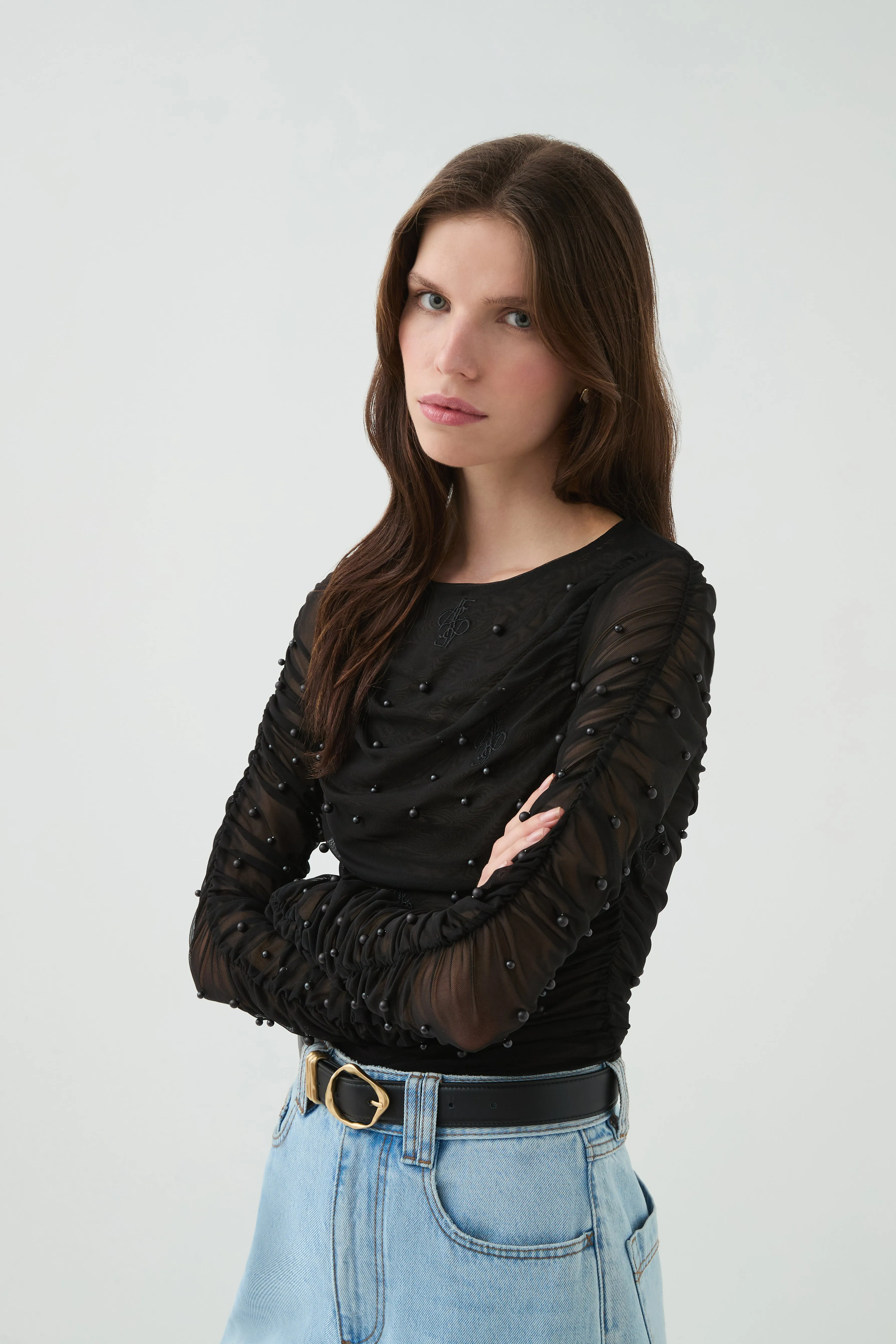 Myla Full Pearl Skivvy sold by Aje product image thumbnail 4