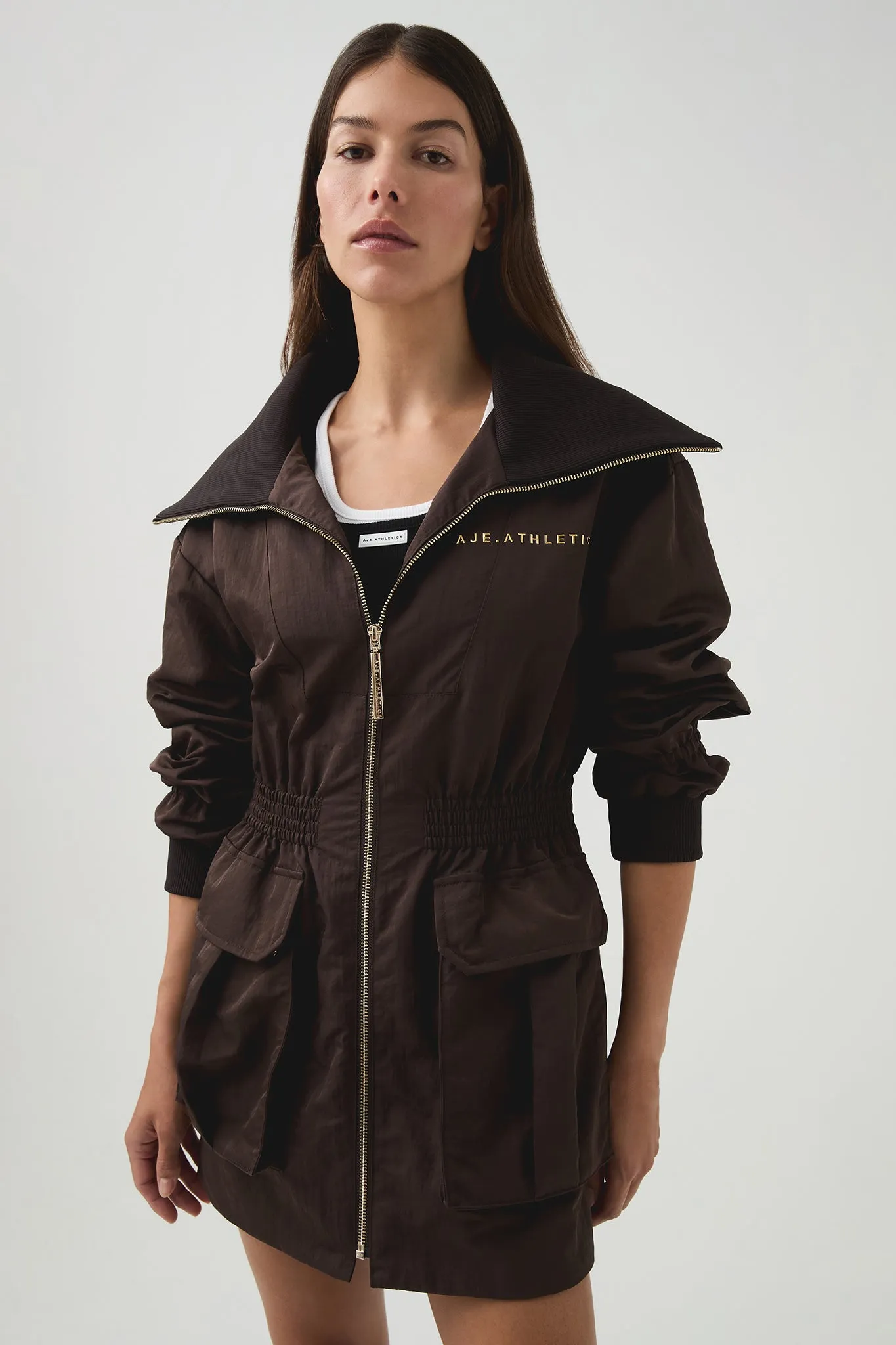 Relaxed Full Zip Jacket 706 sold by Aje