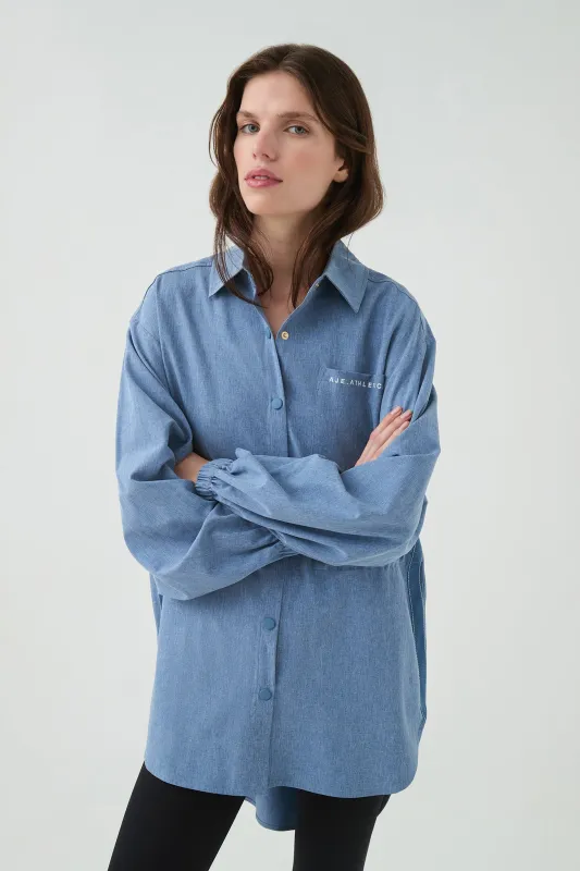 Storm Flap Waisted Shirt 445 sold by Aje