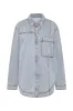 Outline Button Denim Shirt sold by Aje
