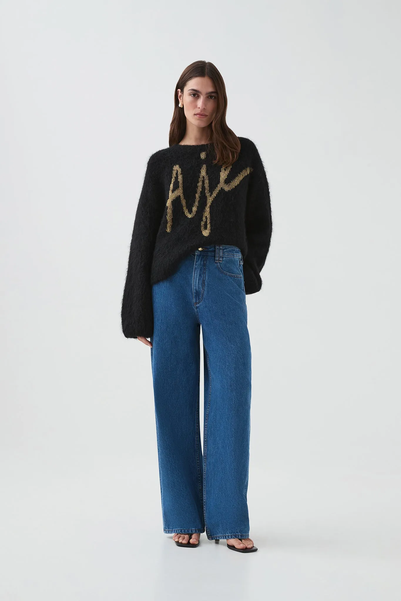 Calla Logo Knit Jumper sold by Aje product image thumbnail 3