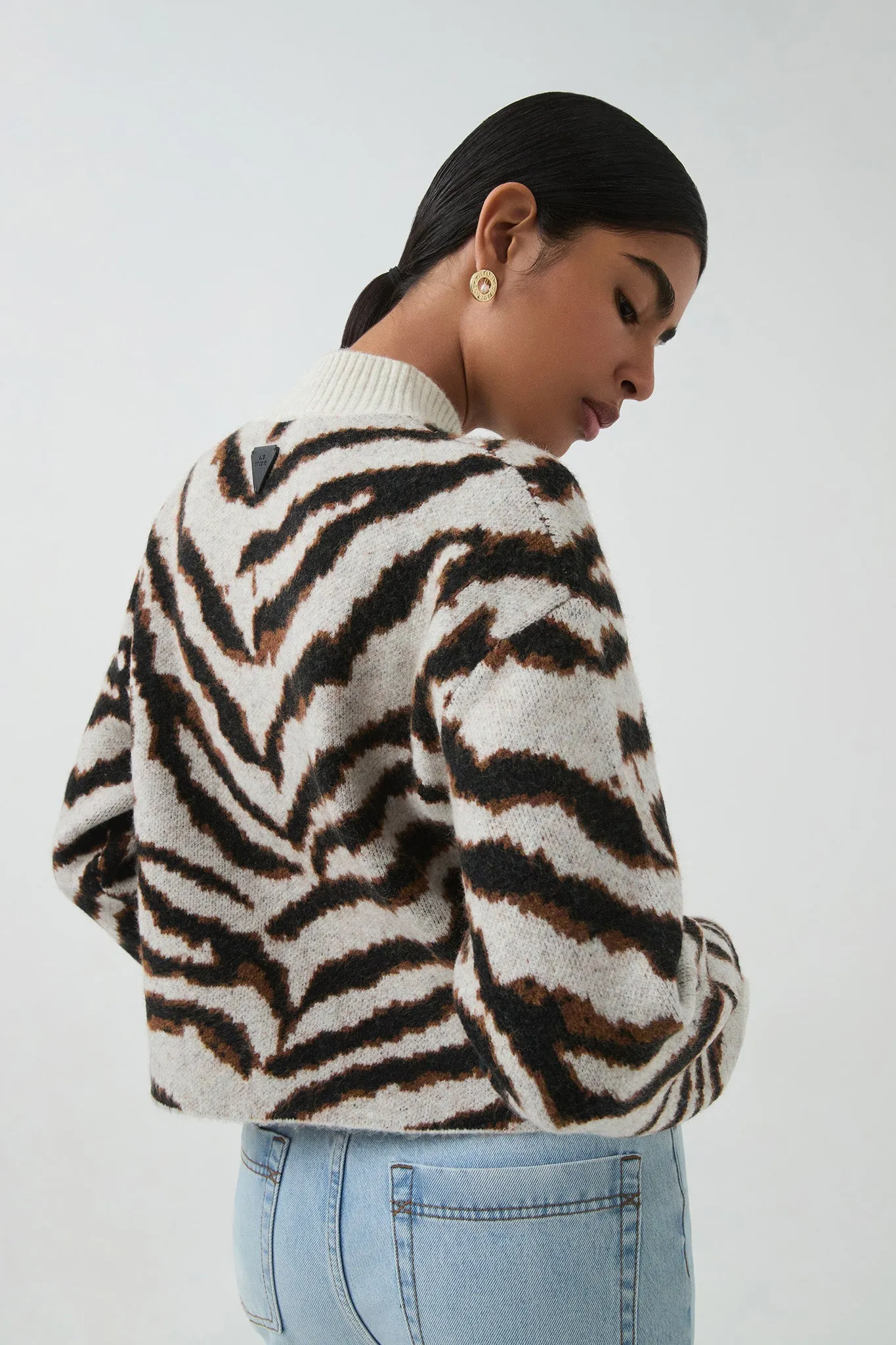 Lennox Jacquard Sweater sold by Aje product image thumbnail 5