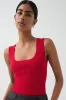 Core Knit Logo Tank sold by Aje