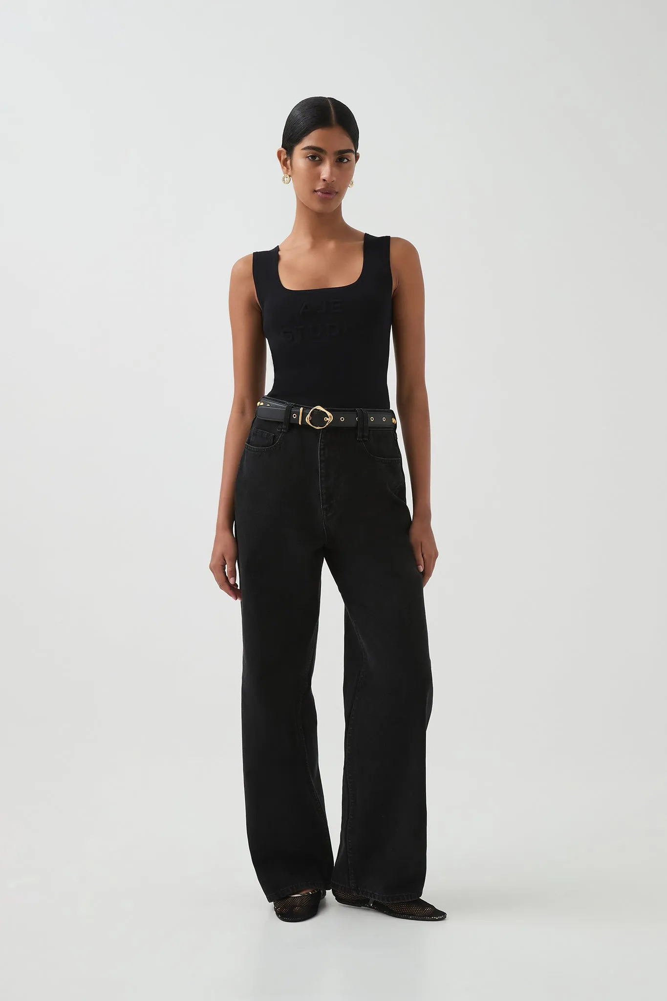 Core Knit Logo Tank sold by Aje product image thumbnail 3