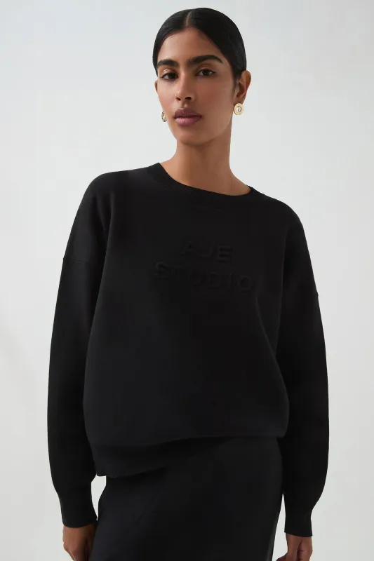 Core Knit Logo Jumper made by Aje