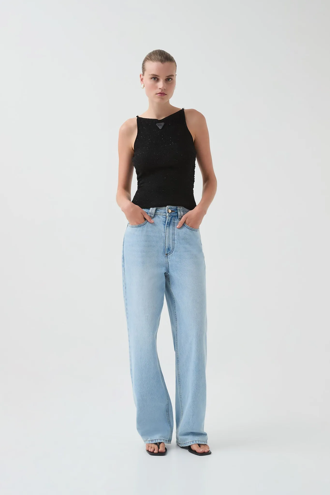 Ariel Sequin Knit Top sold by Aje product image thumbnail 3