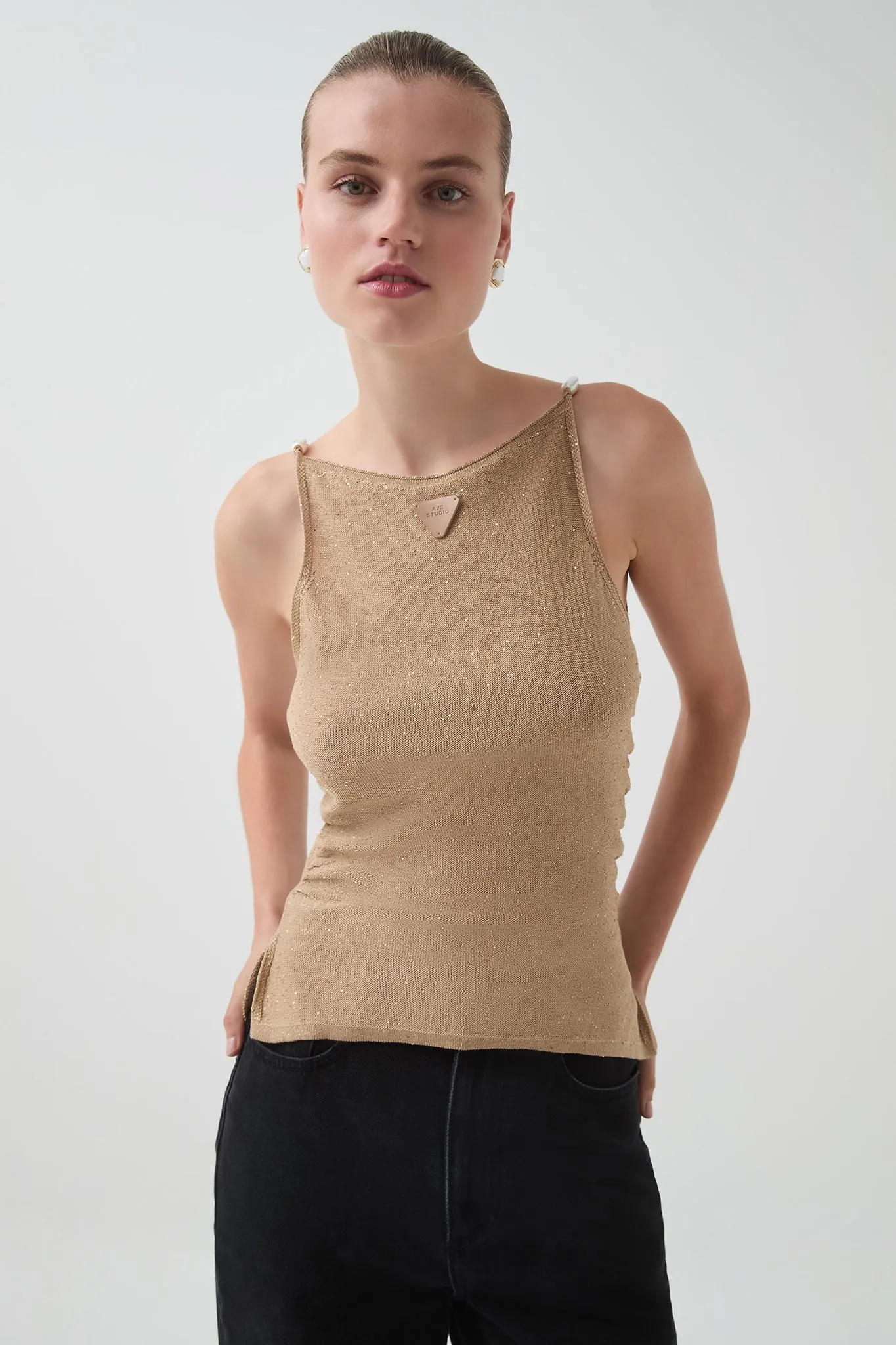 Ariel Sequin Knit Top sold by Aje product image thumbnail 5