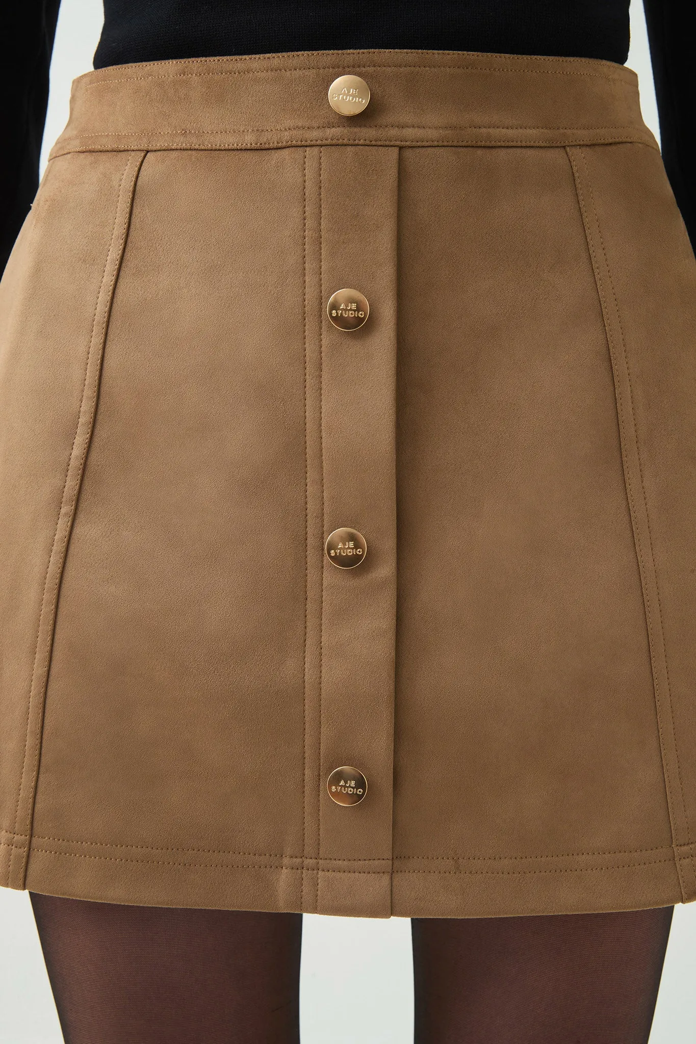 Calyx Vegan Suede Skirt sold by Aje product image thumbnail 5