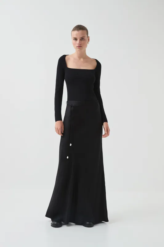 Lana Bias Maxi Skirt made by Aje