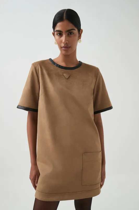 Calyx Vegan Suede Dress made by Aje