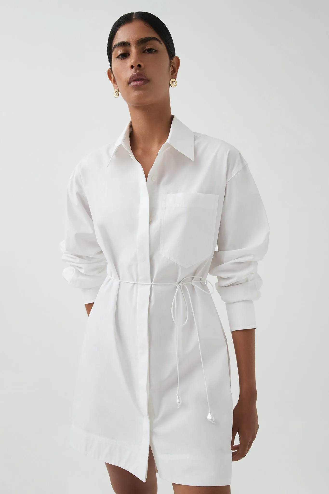Georgie Shirt Dress sold by Aje product image thumbnail 4