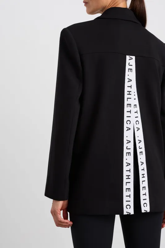 Split Logo Back Blazer 782 sold by Aje