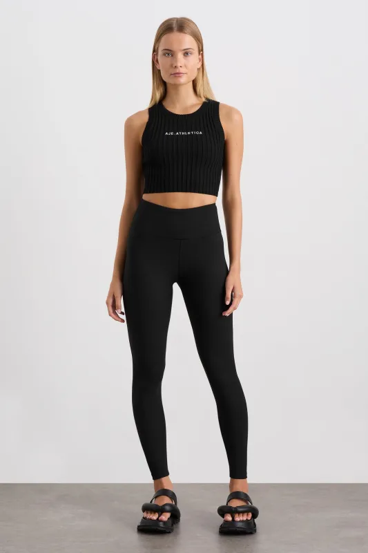 Full Length Ribbed Legging 203 sold by Aje