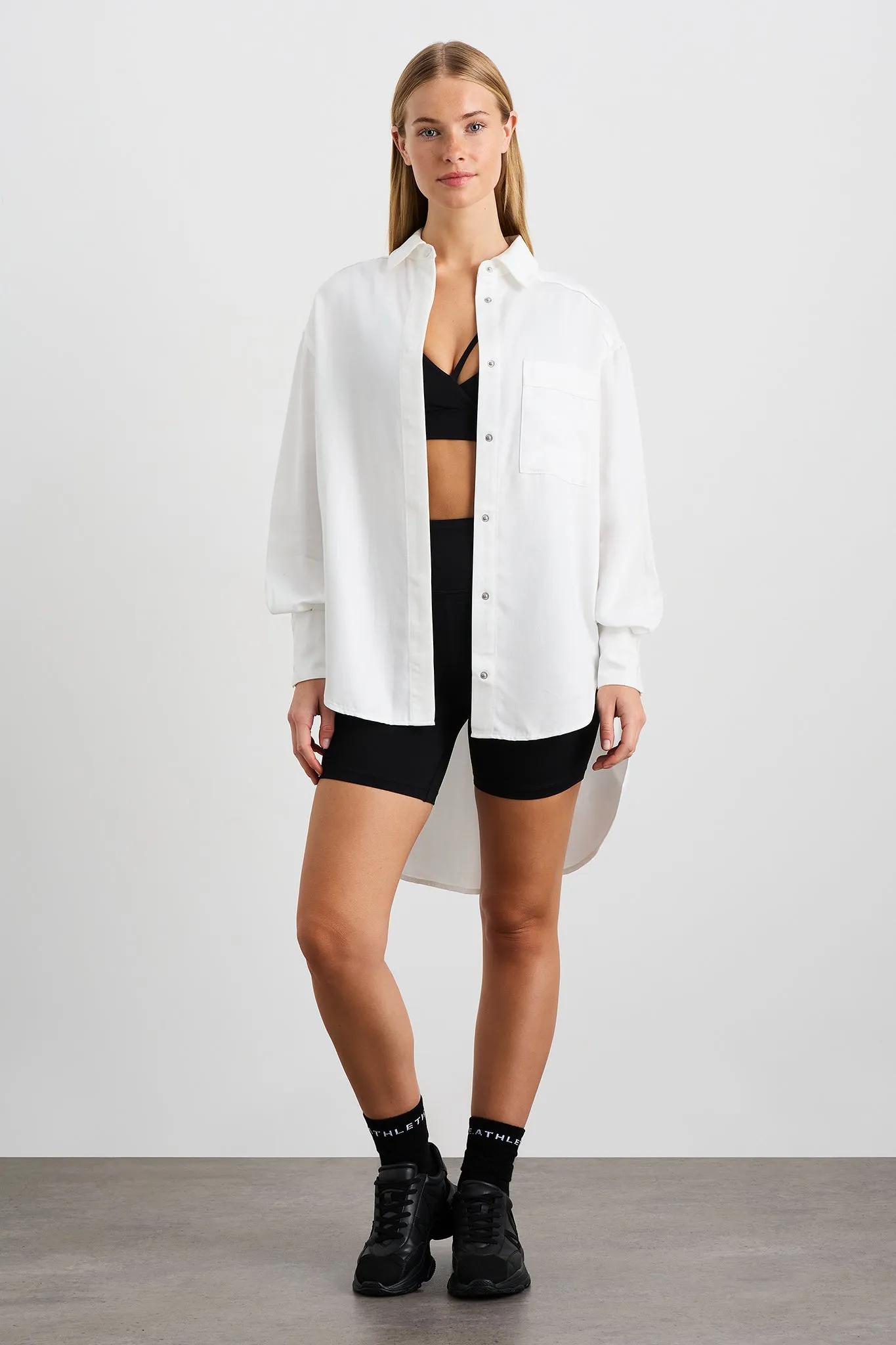 Lyocell Oversized Shirt 421 sold by Aje product image thumbnail 3