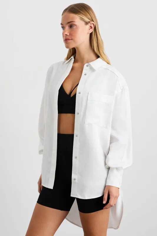 Lyocell Oversized Shirt 421 sold by Aje