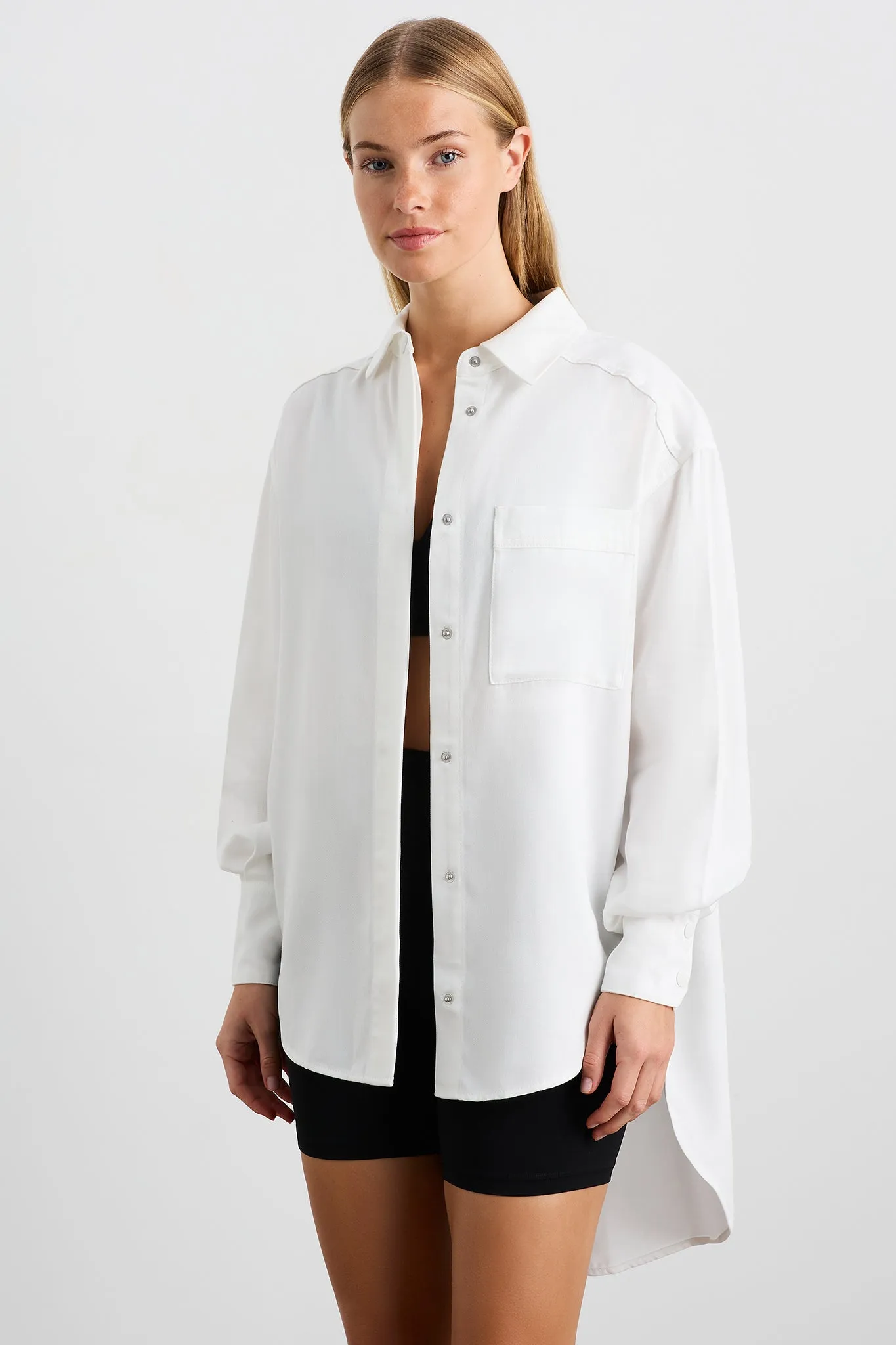 Lyocell Oversized Shirt 421 sold by Aje product image thumbnail 5