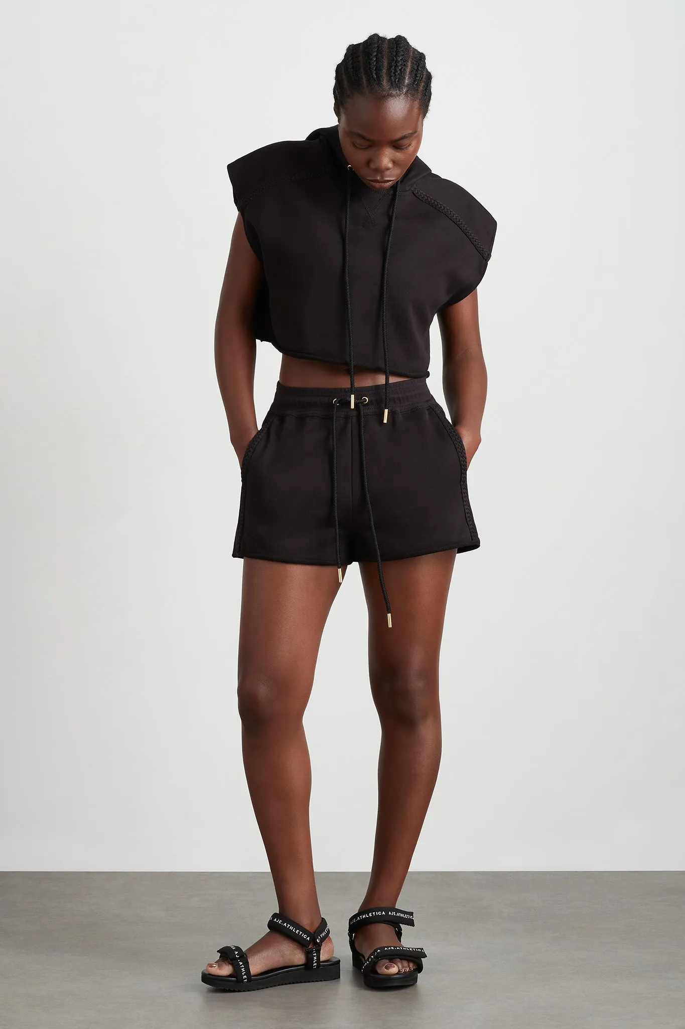 Braided Terry Shorts 603 sold by Aje product image thumbnail 3