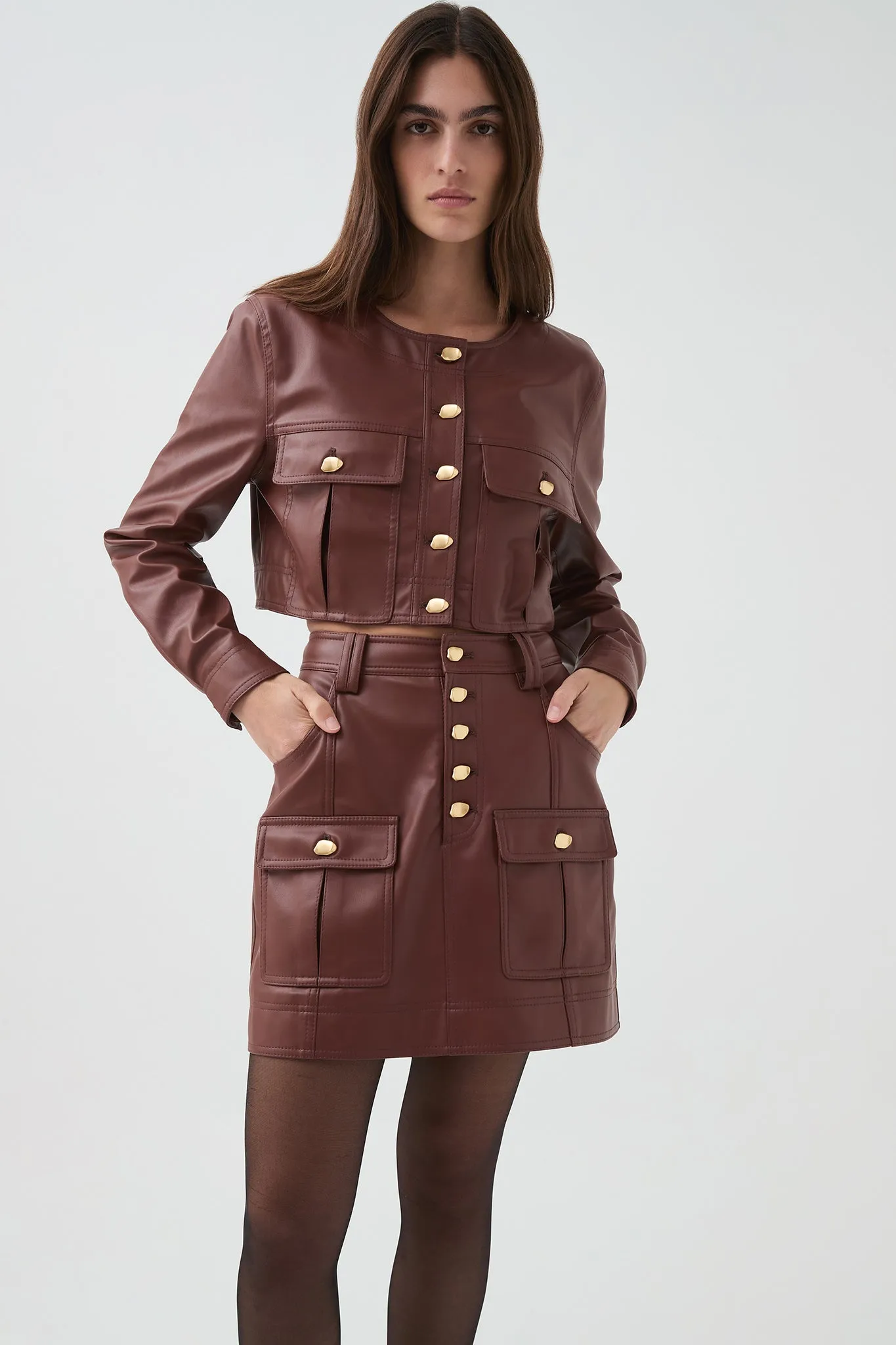 Sarina Cropped Jacket sold by Aje