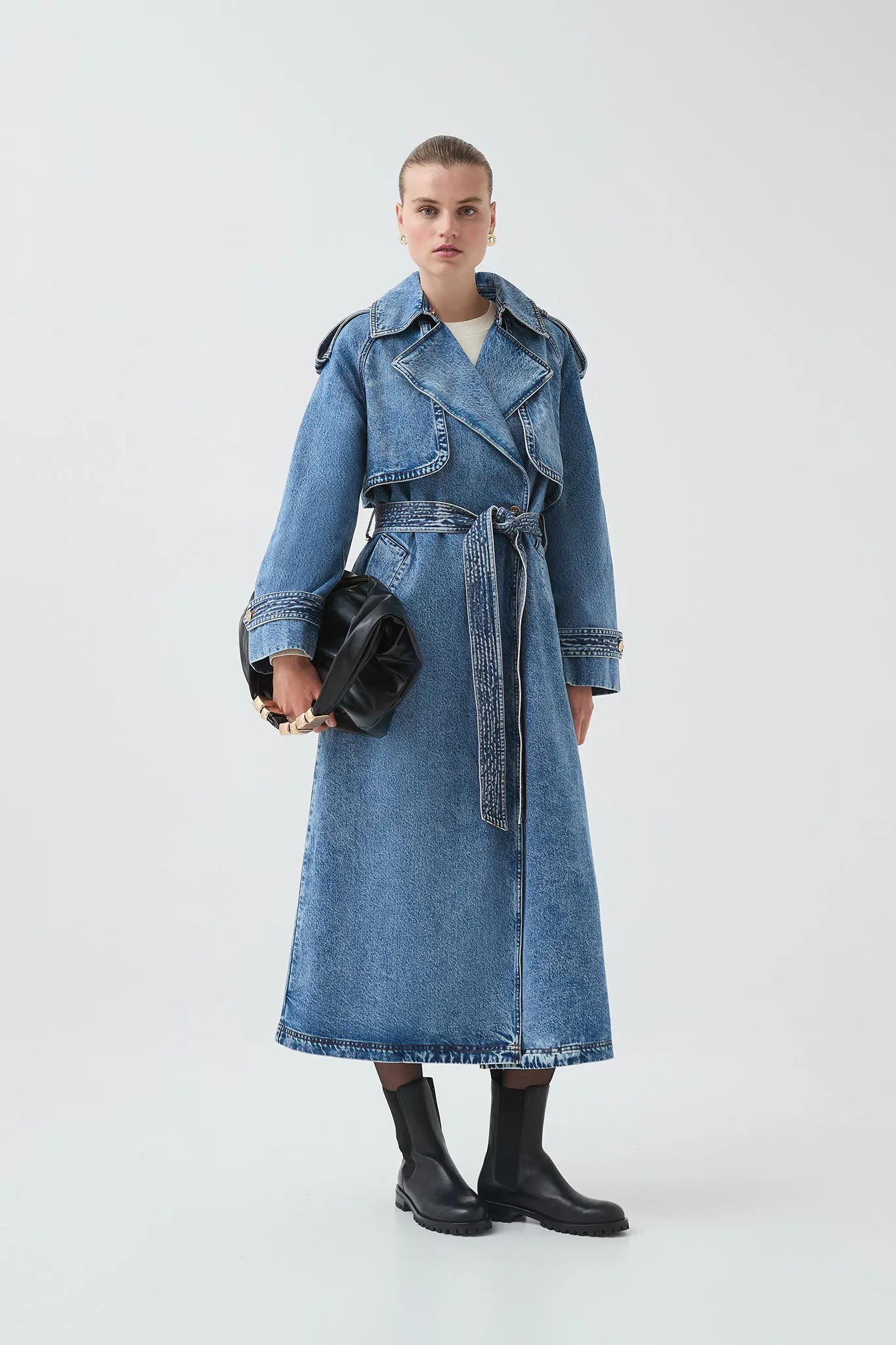 Blues Denim Trench sold by Aje product image thumbnail 3