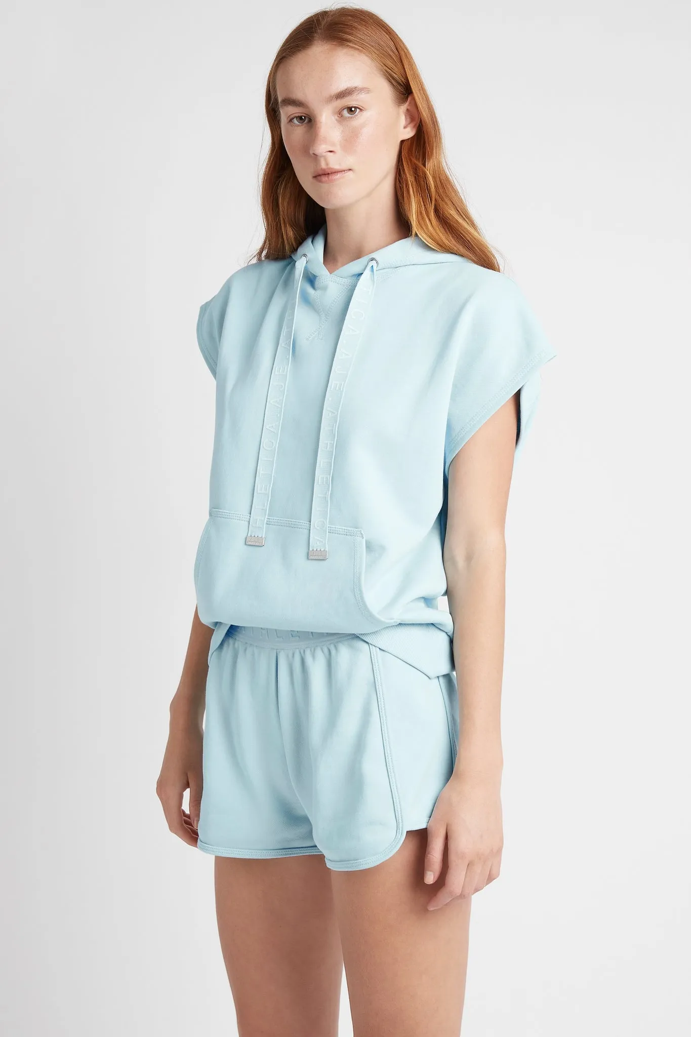 Logotape Short Sleeve Hoodie 403 sold by Aje product image thumbnail 3