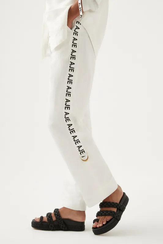 Signal Logo Pant sold by Aje