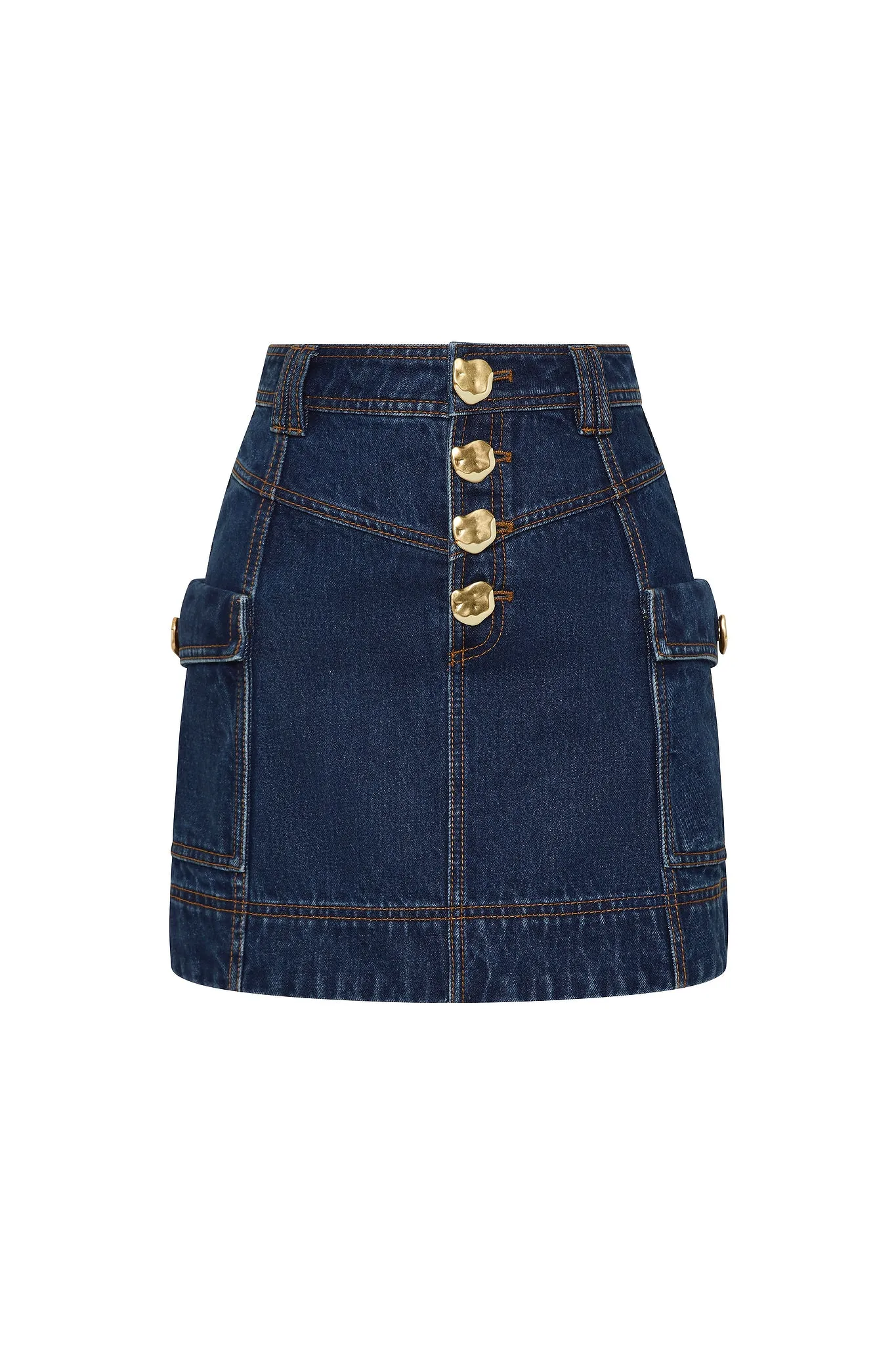Genesis Denim Mini Skirt sold by Aje product image thumbnail 2