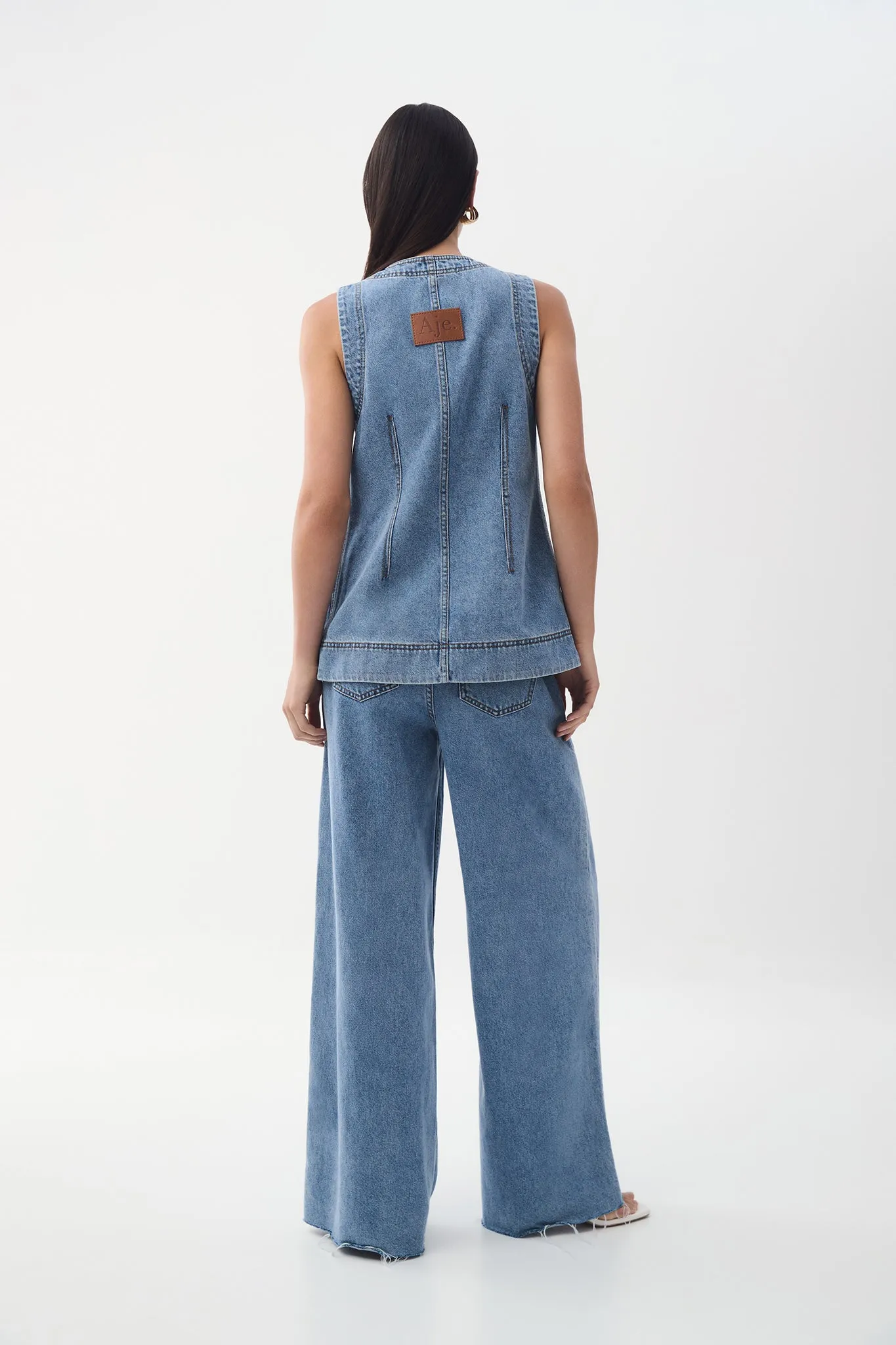 Holland Denim Vest sold by Aje product image thumbnail 4