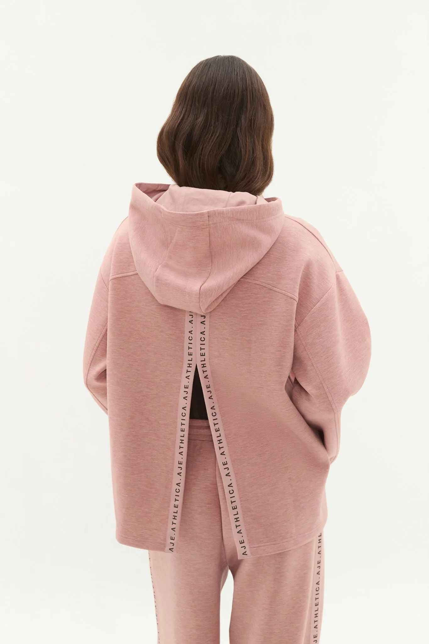 Split Back Logotape Hoodie 432 sold by Aje product image thumbnail 5