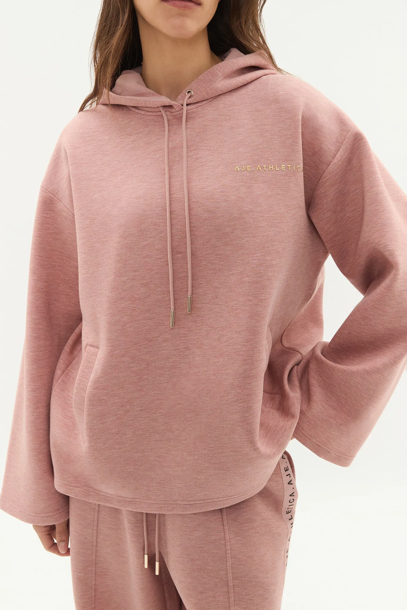 Split Back Logotape Hoodie 432 sold by Aje product image thumbnail 4